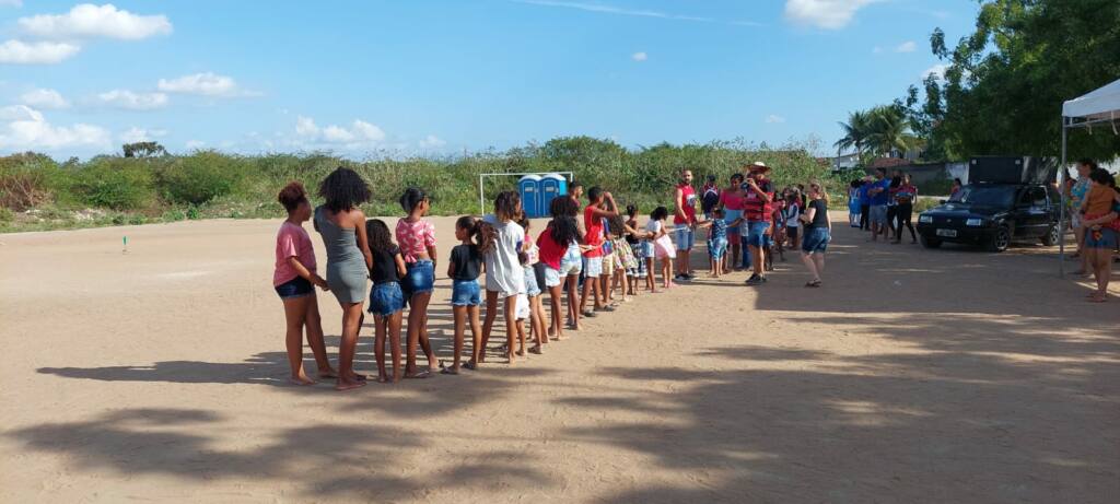 Ação com as crianças Cáritas